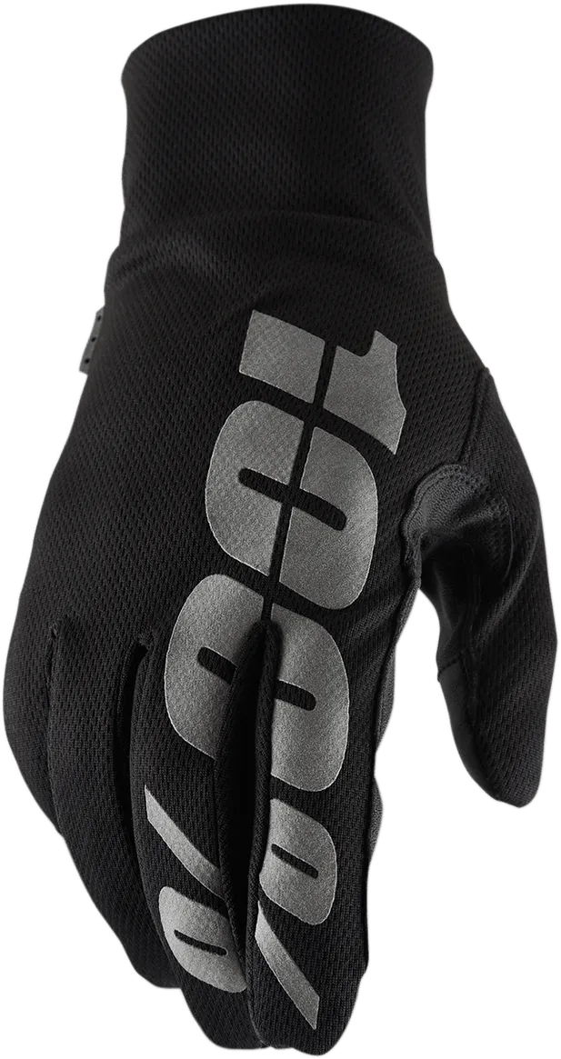 100% Hydromatic Waterproof Gloves- Black - XL 10017-00003
