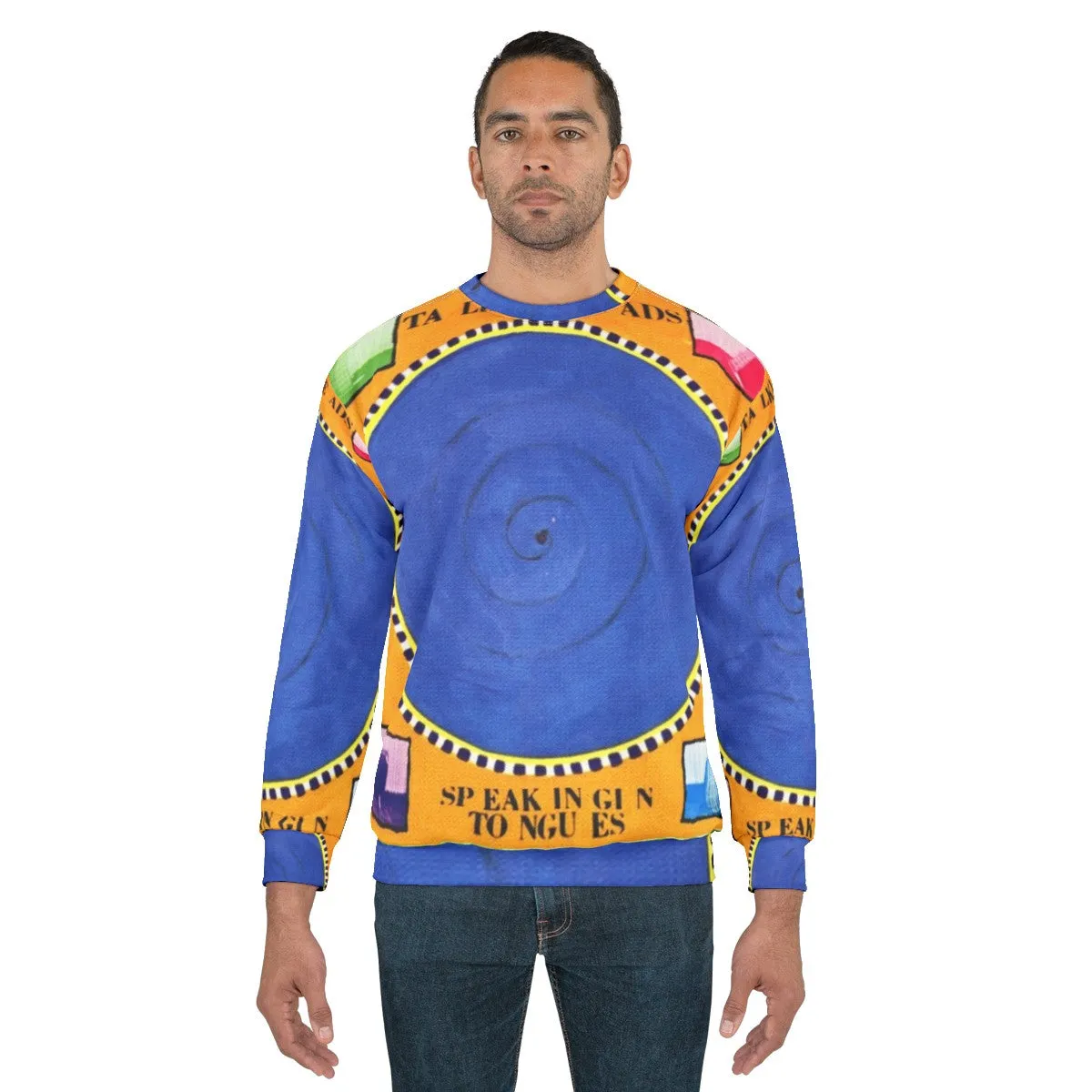 80s Classic Rock Talking Heads "Speaking in Tongues" Sweatshirt