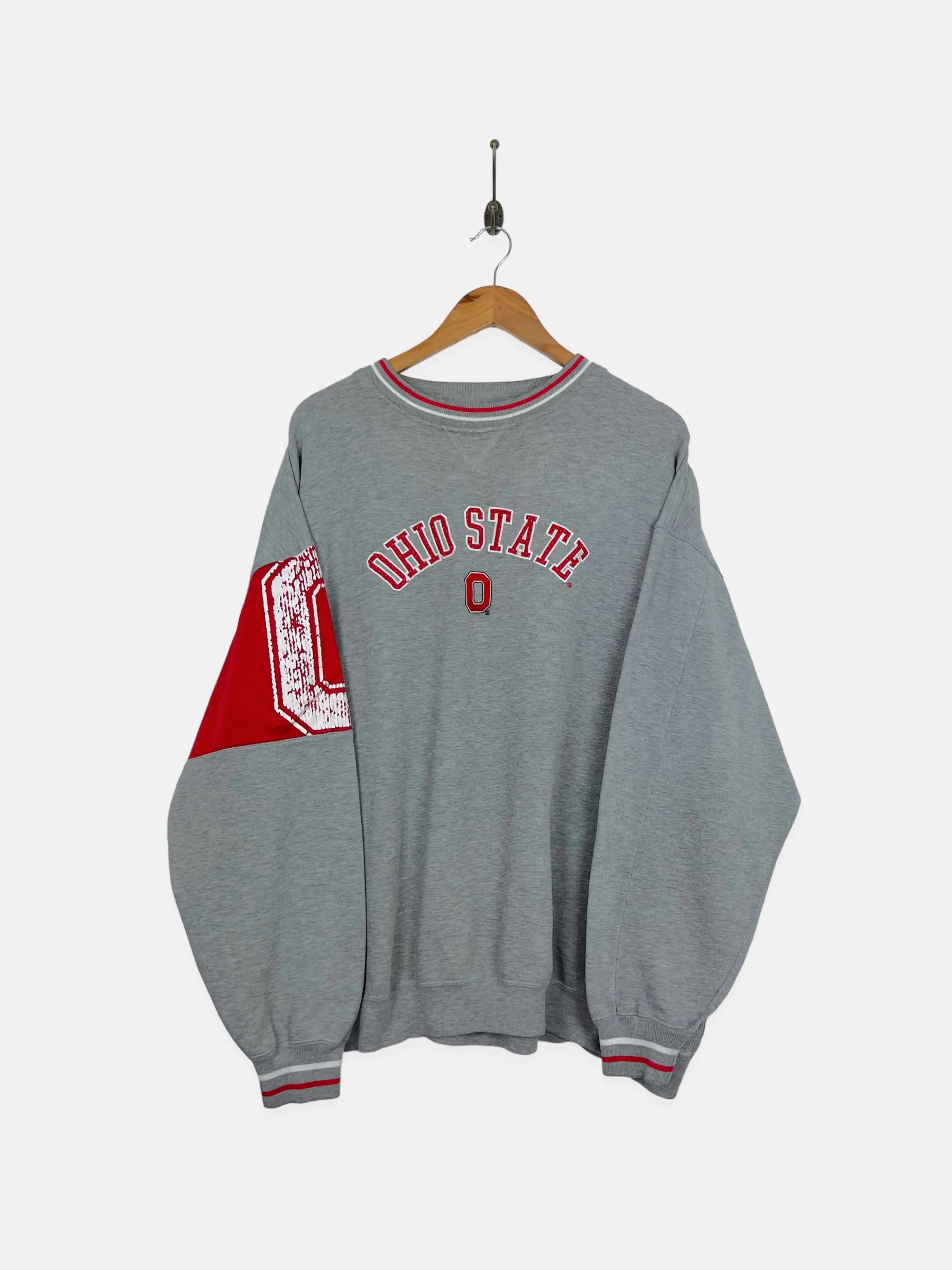 90's Ohio State Buckeyes Embroidered Vintage Sweatshirt Size 2XL