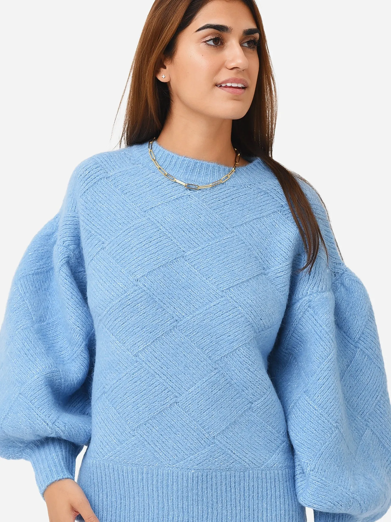 Alemais Women's Banksia Check Knit Jumper