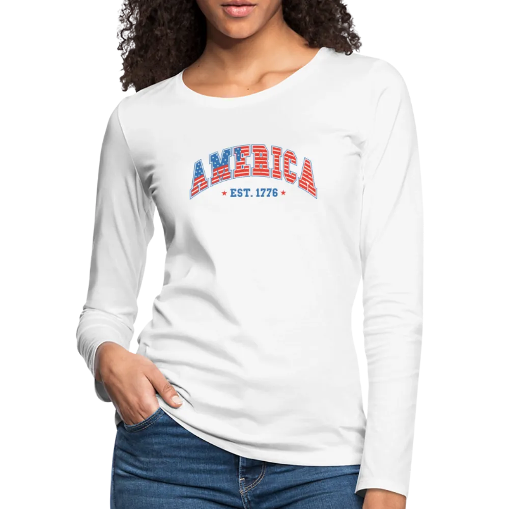 America 1776 Women's Premium Long Sleeve T-Shirt