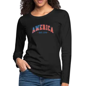 America 1776 Women's Premium Long Sleeve T-Shirt