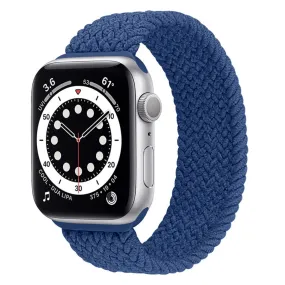 Apple Watch (45mm) elastic watch strap - Blue / Size: L