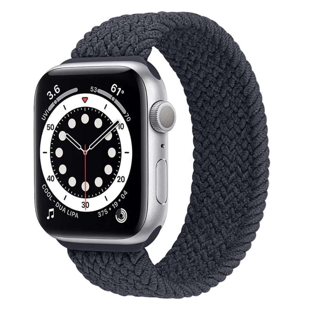 Apple Watch (45mm) elastic watch strap - Charcoal / Size: M