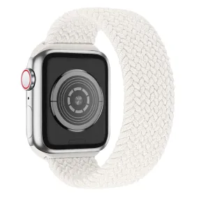 Apple Watch (45mm) elastic watch strap - Pearl White / Size: M