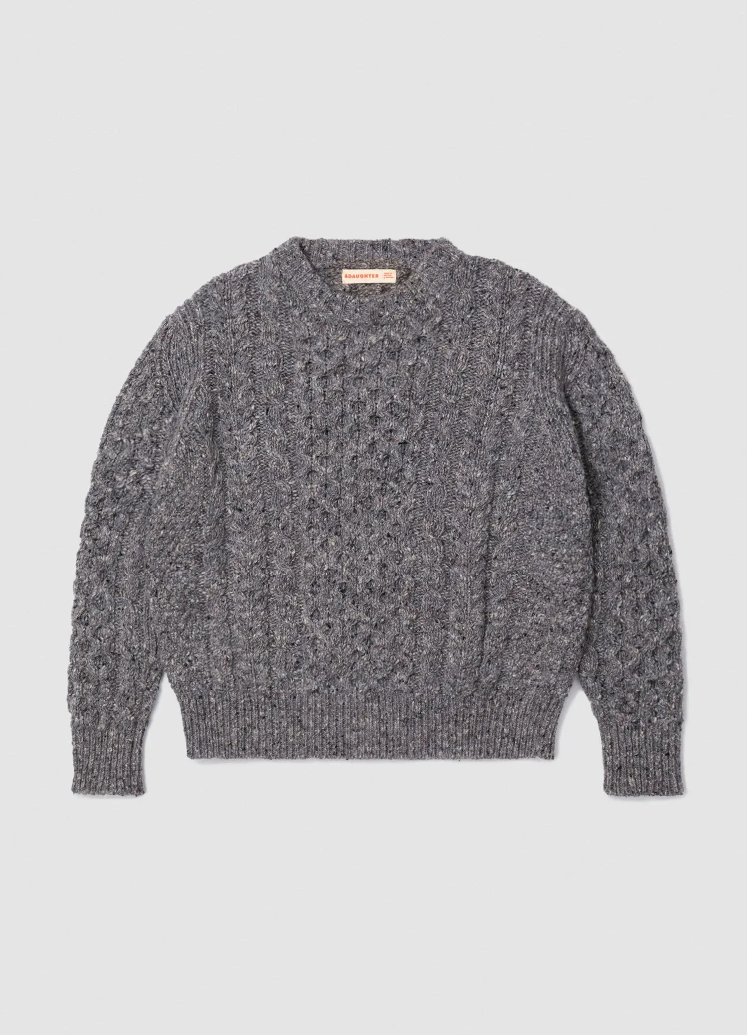 Arla Donegal Aran Crewneck in Ramor