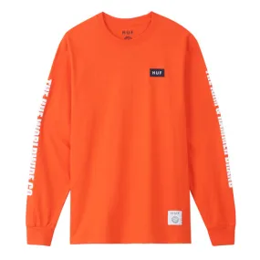 ARM & HAMMER GOLD SEAL L/S TEE 	ORANGE