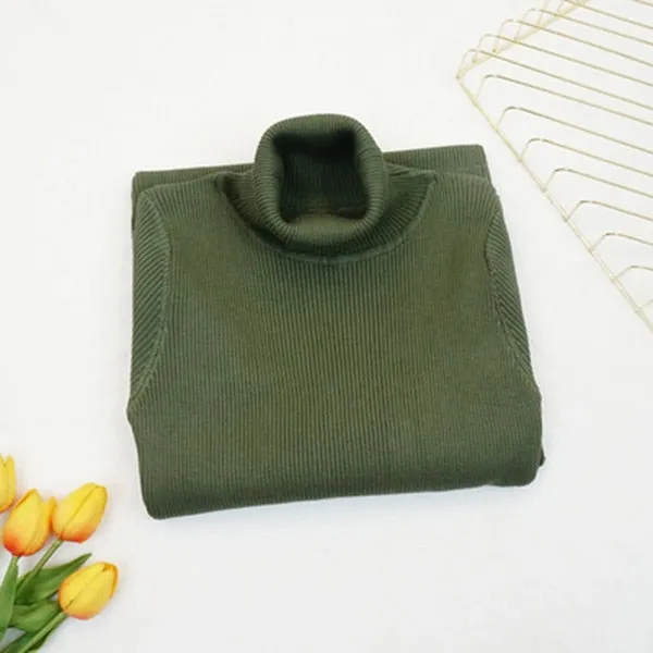 Autumn Winter Women Knitted Dress Turtleneck Sweater Dresses Lady Slim Bodycon Long Sleeve Bottoming Dress Vestidos PP021