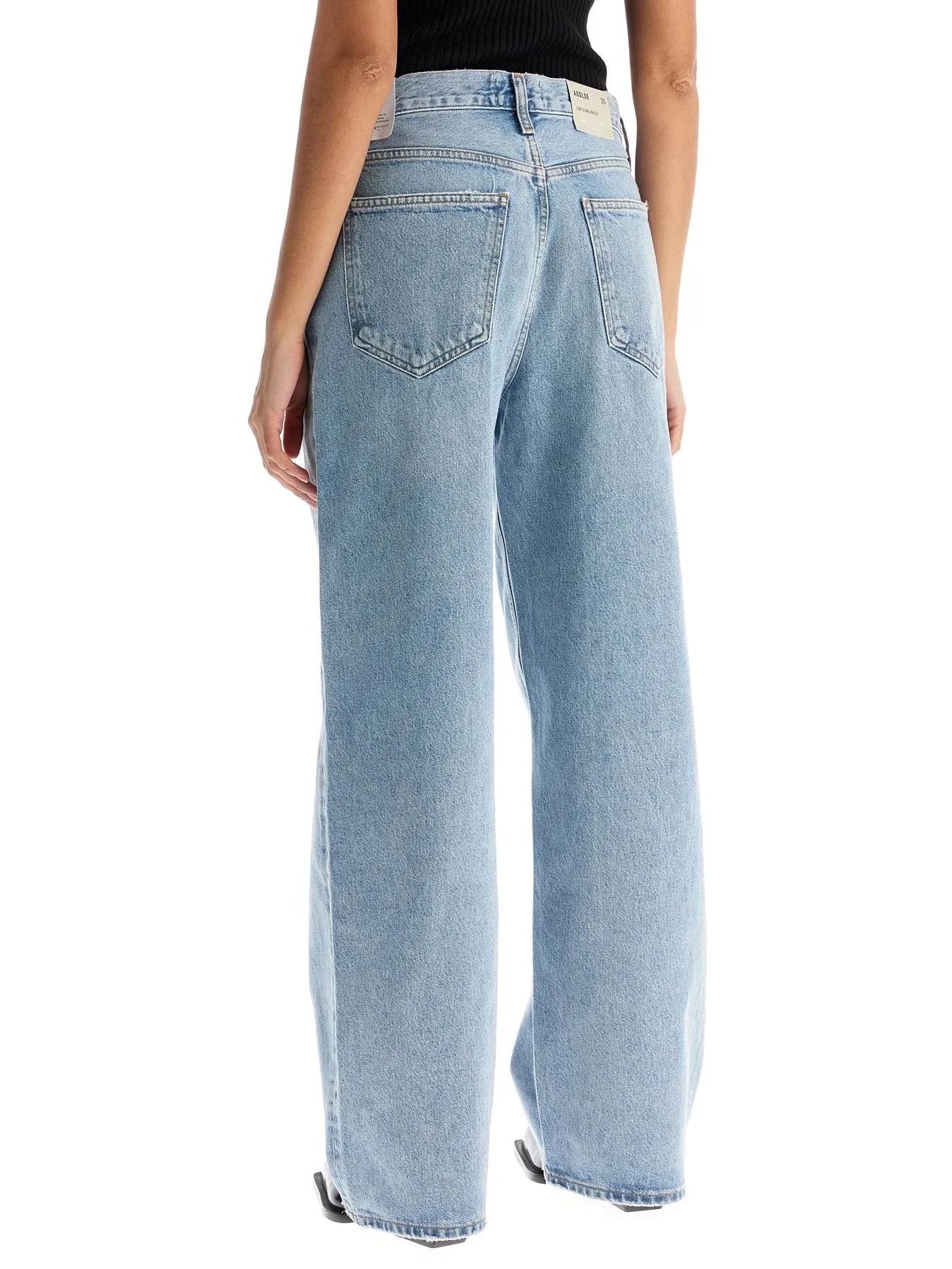 Baggy Low-Slung Denim Jeans