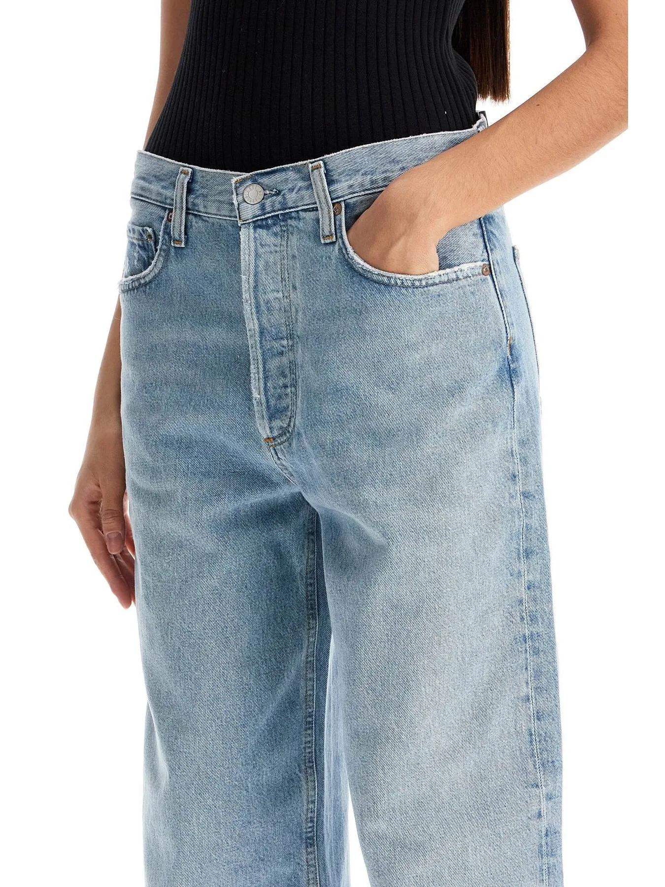 Baggy Low-Slung Denim Jeans