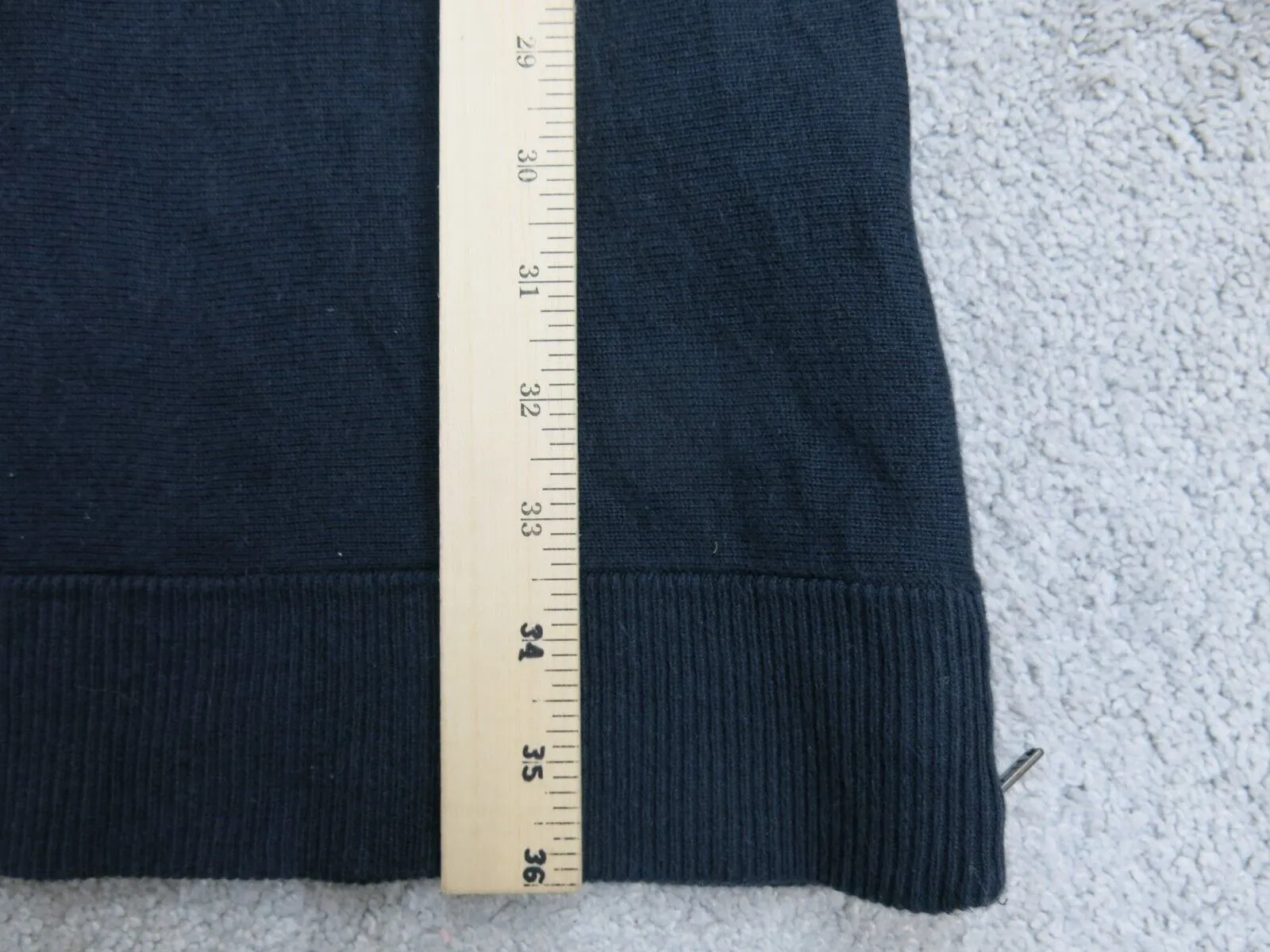 Banana Republic Womens Sweater Dress Long Sleeves Boat Neck Navy Blue Size Small
