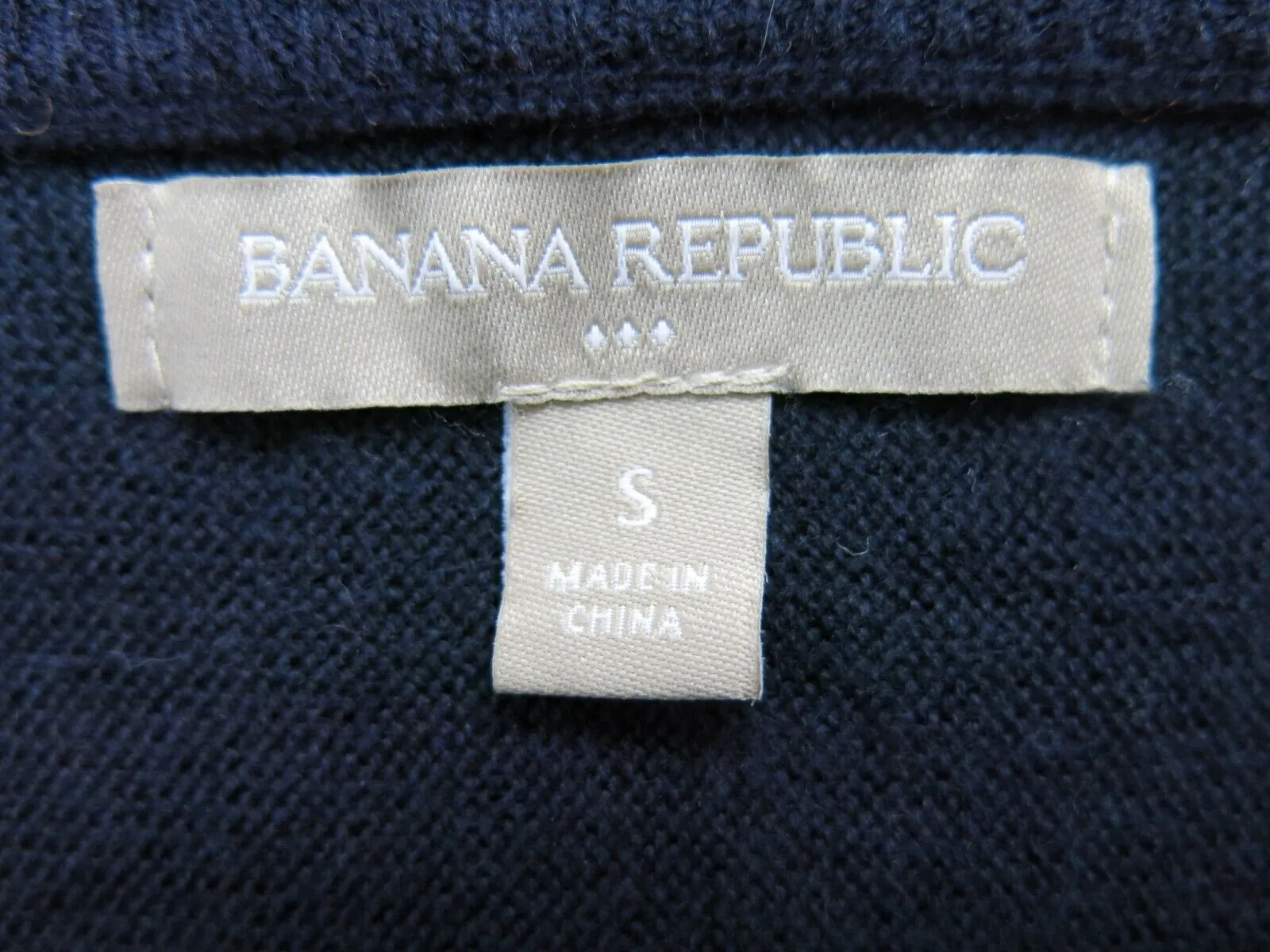 Banana Republic Womens Sweater Dress Long Sleeves Boat Neck Navy Blue Size Small