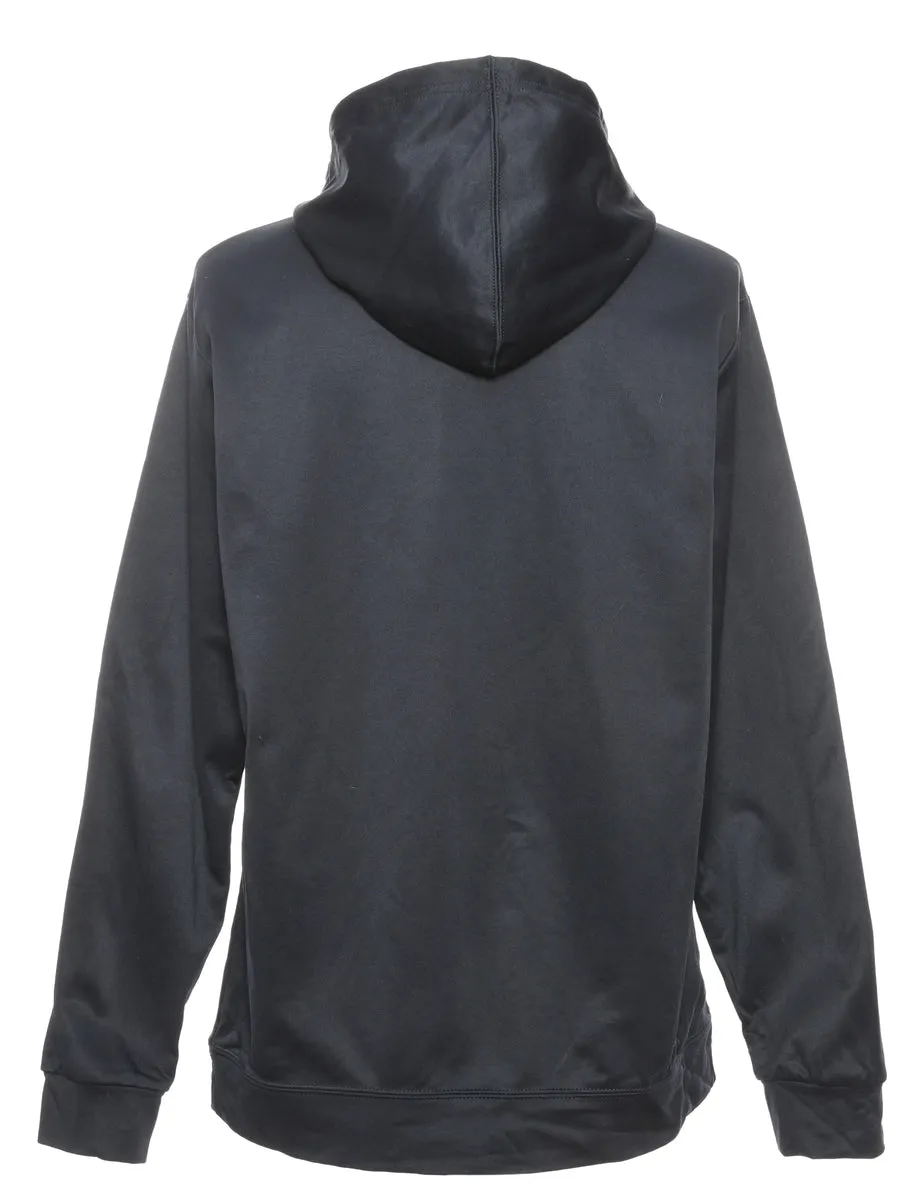 Blue Football Hooded Sports Sweatshirt - L