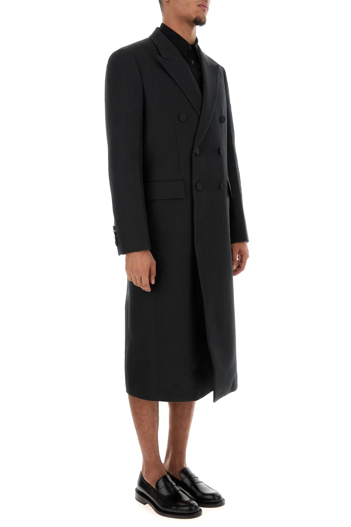 Charcoal wool coat