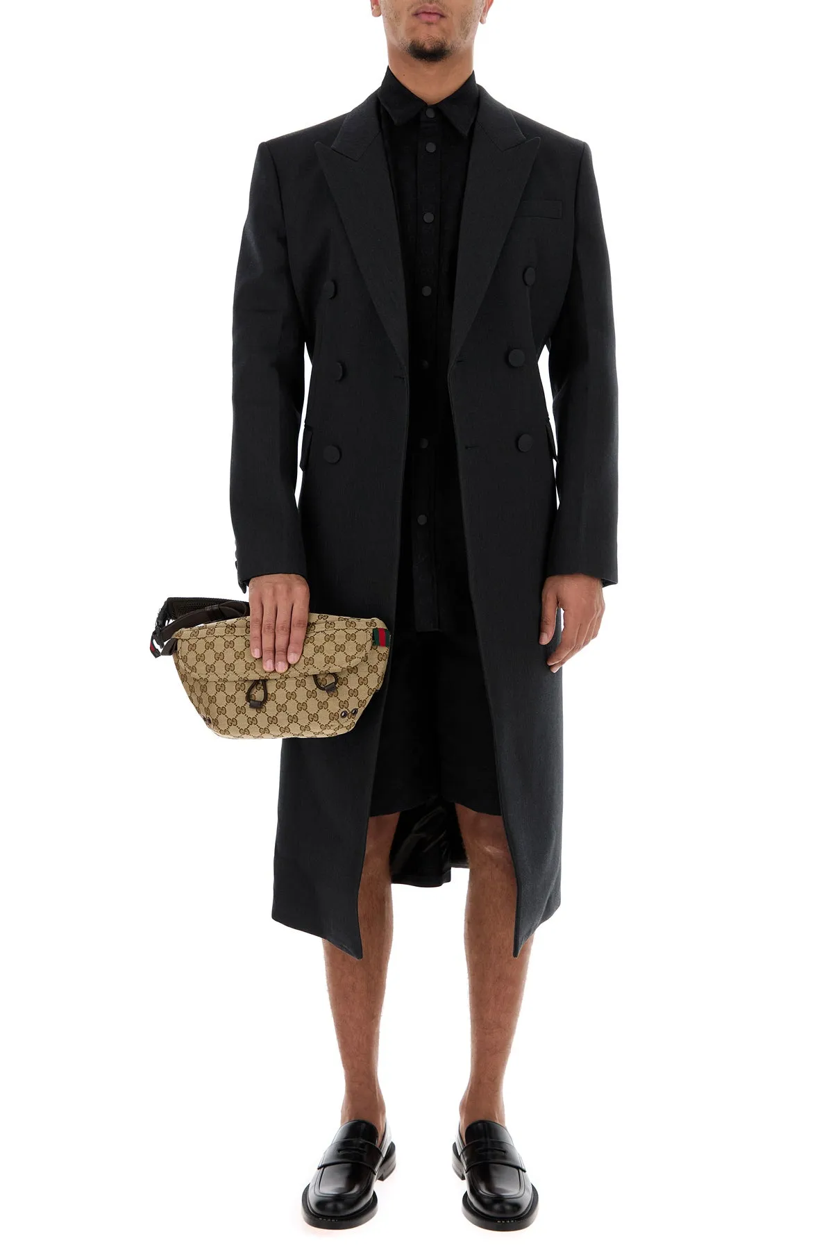 Charcoal wool coat