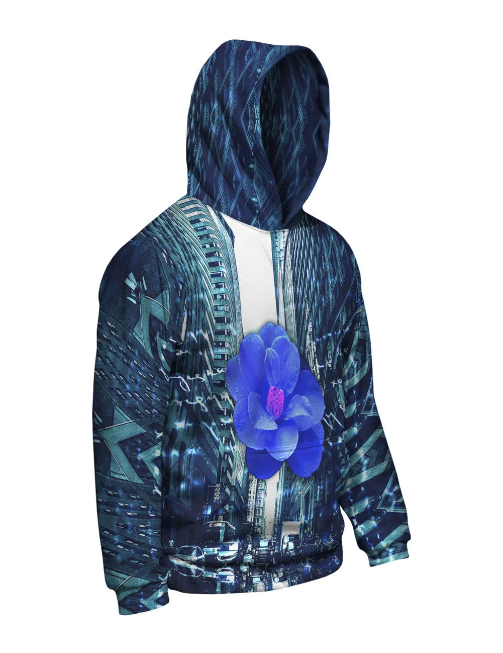 City Blue Flower Script