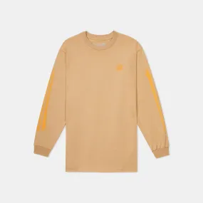 Classic Logo Long Sleeve Tee Khaki