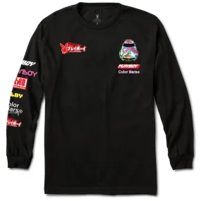 Color Bars x Playboy Sponsors Long Sleeve T-Shirt - Black