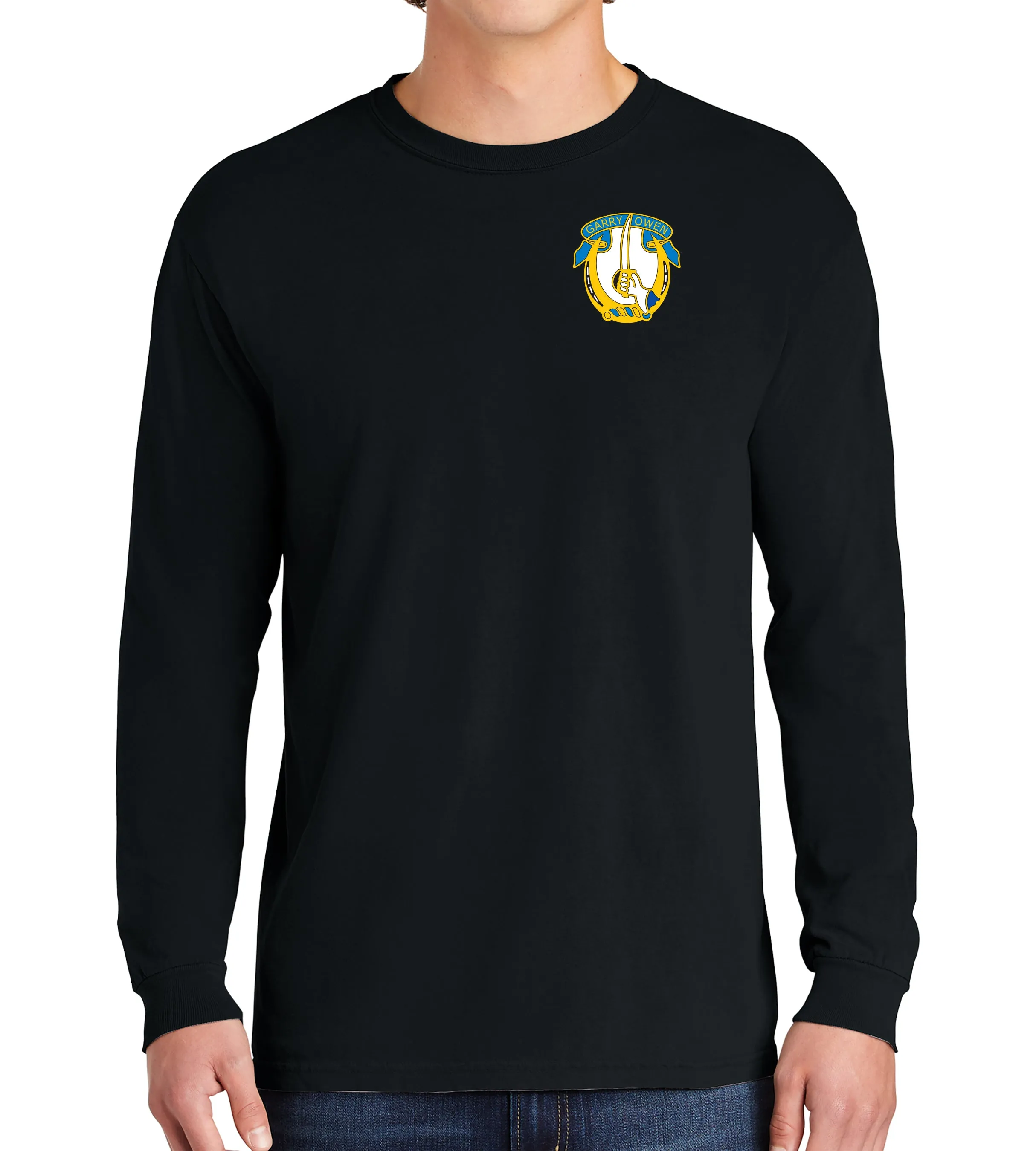 Color Long Sleeve 50-50 Blend Unisex Shirt. This shirt IS approved for PT.