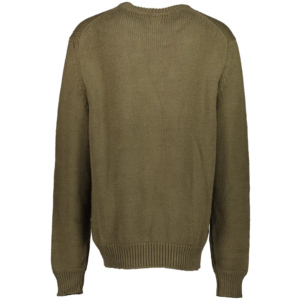 Cotton/Nylon Crewneck Jumper