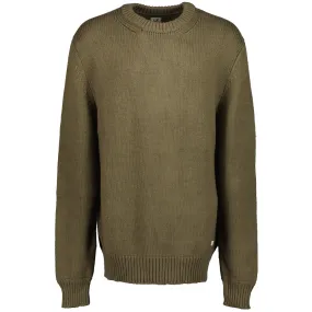Cotton/Nylon Crewneck Jumper