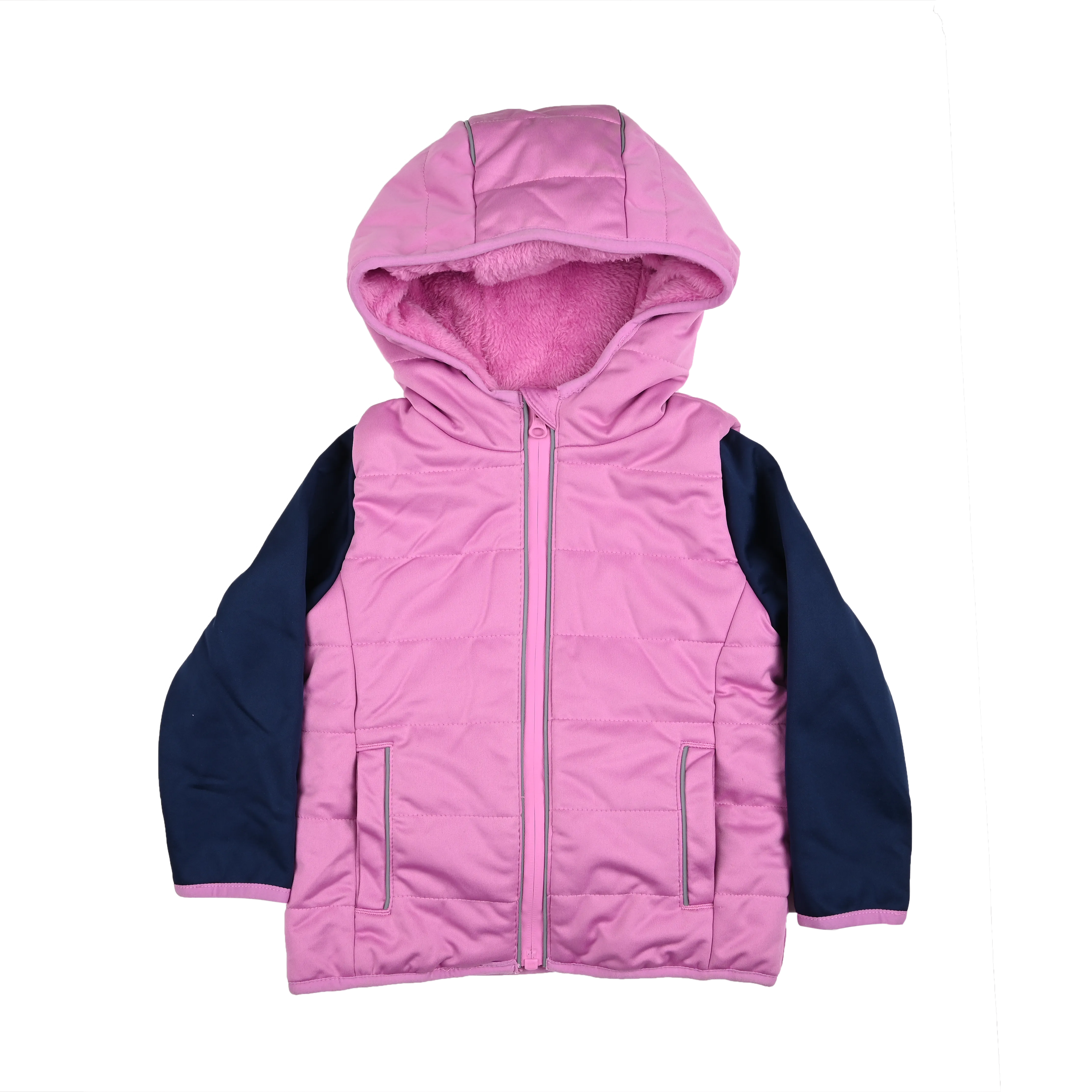 Crane Pink Puffer Waterproof Jacket