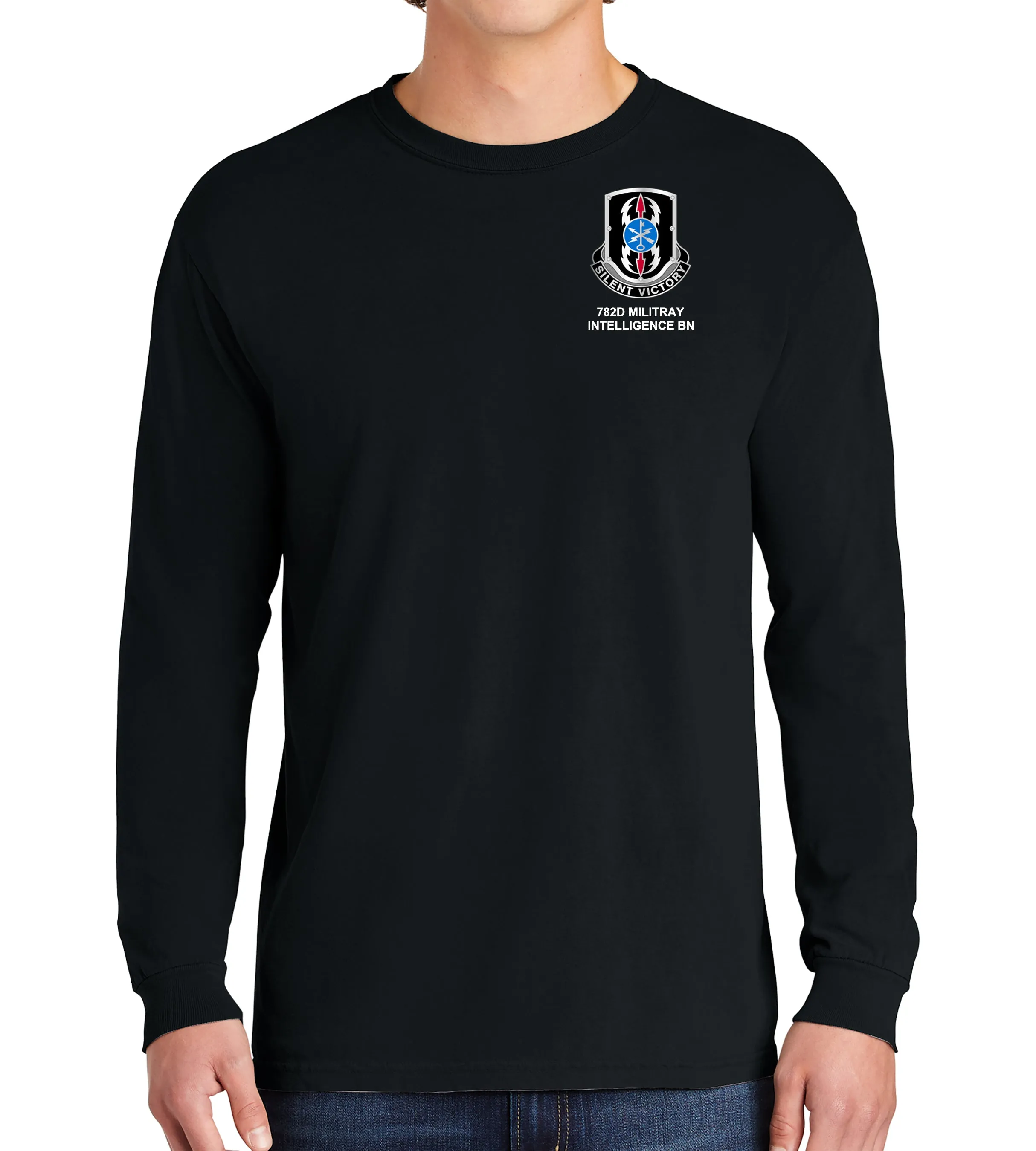 Cyber Long Sleeve 50-50 Blend Unisex Shirt. This shirt IS approved for PT.