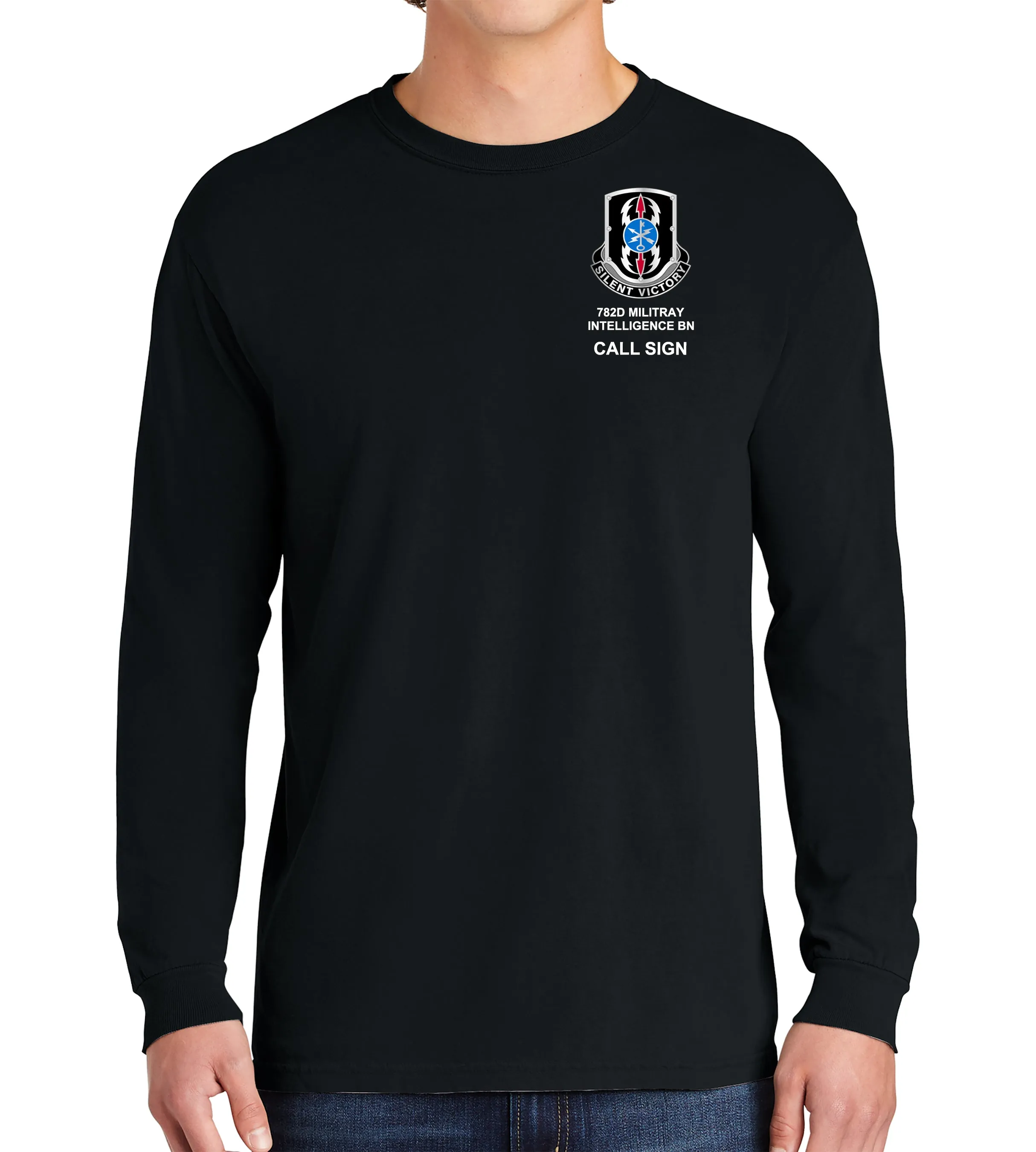 Cyber Long Sleeve 50-50 Blend Unisex Shirt. This shirt IS approved for PT.