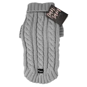 Dan & Sam - Knitted Sweater (Cloud Grey) - 40cm