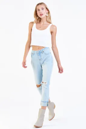 Dear John Blaire Blue Water Cuffed Jeans