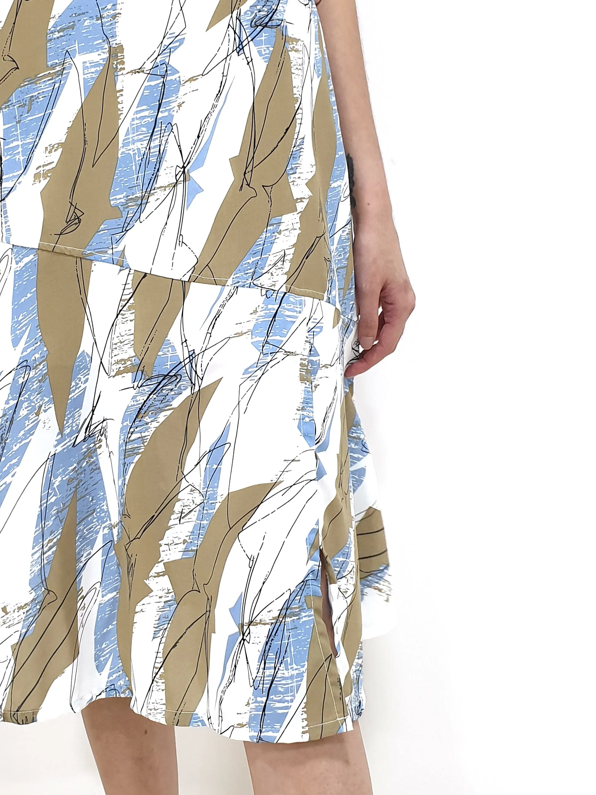 Desert Print Midi Dress (Non-returnable)