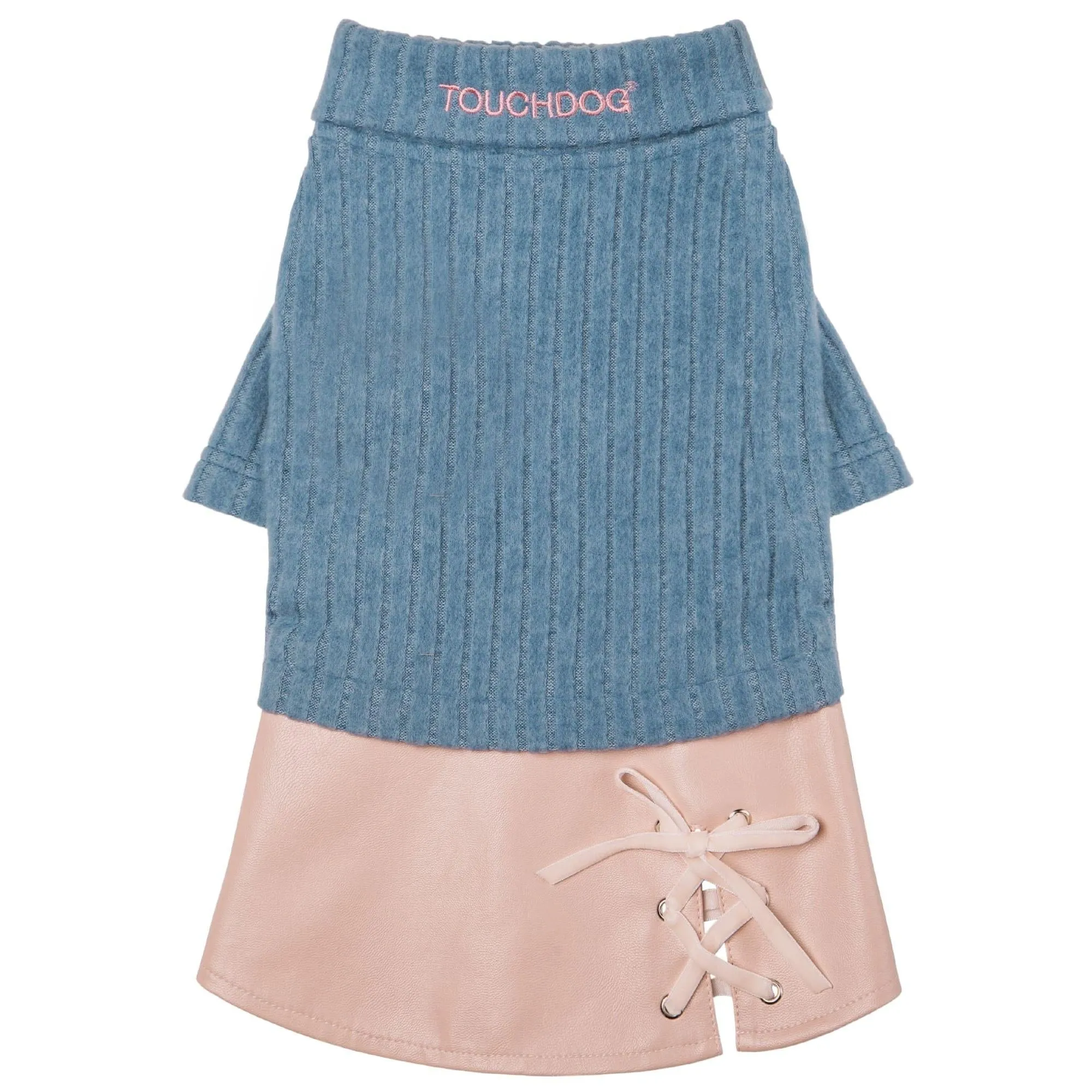 Designer dog sweater and dress combo