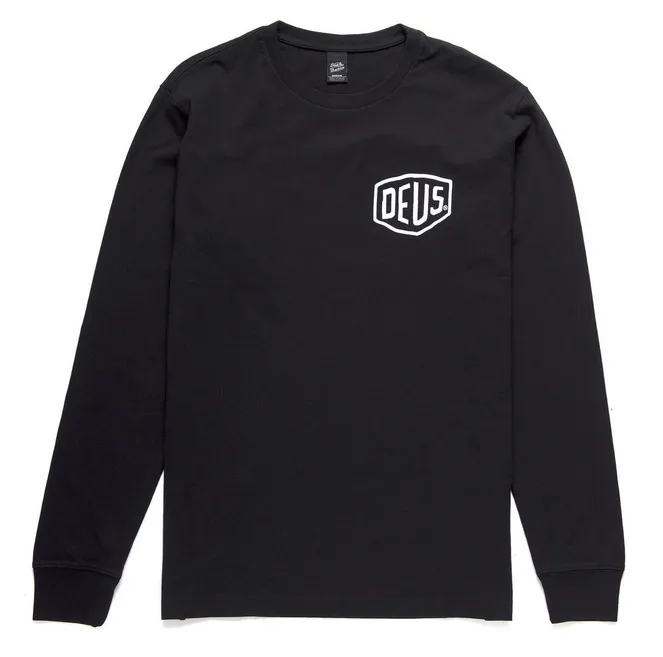 Deus Ex Machina Camperdown Long Sleeve Tee DMA61831A Black