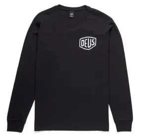 Deus Ex Machina Camperdown Long Sleeve Tee DMA61831A Black