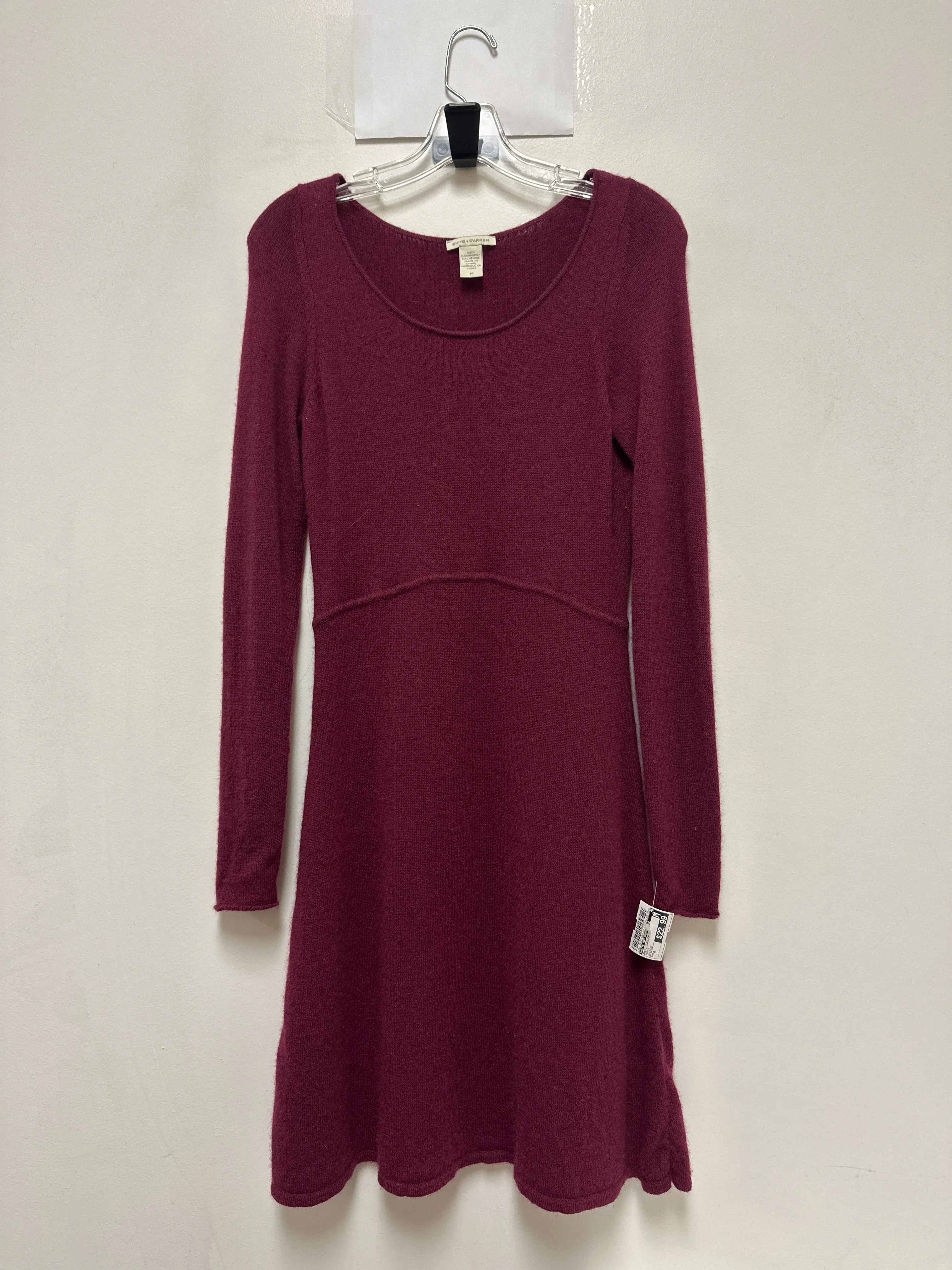 Dress Sweater By White And Warren In Purple, Size: M
