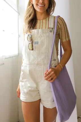 Easy Ecru Vintage Shortalls