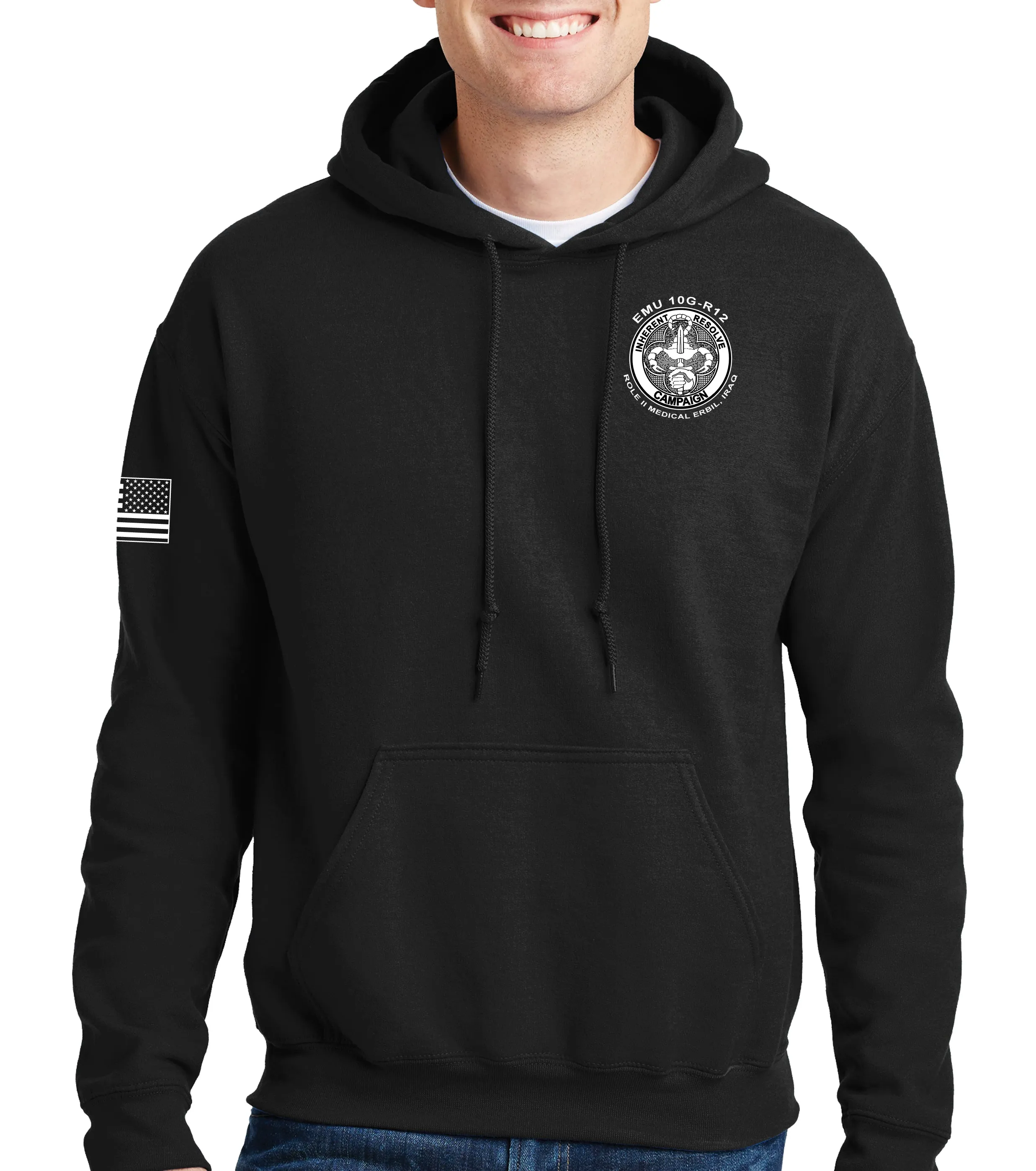EMU 10G R12 Hoodie Sweatshirt. This sweatshirt is NOT approved for PT.