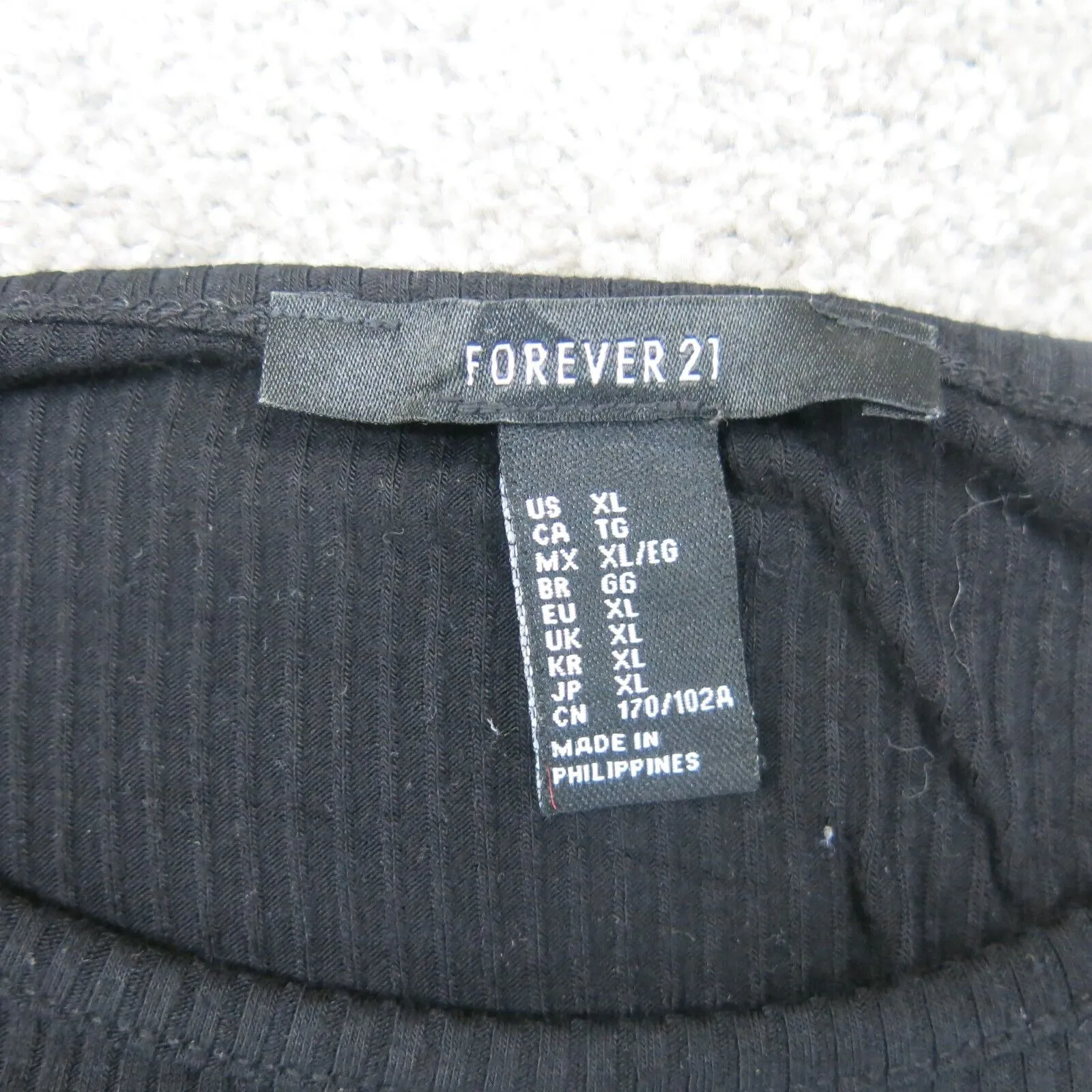 Forever 21 Womens Long Sweater Dress Boat Neck Long Sleeves Solid Black Size XL