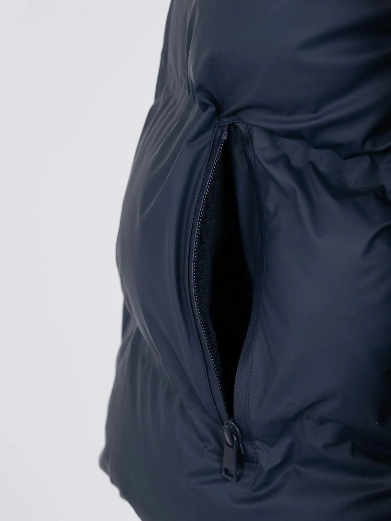 Fox C Puffer Jacket - Navy