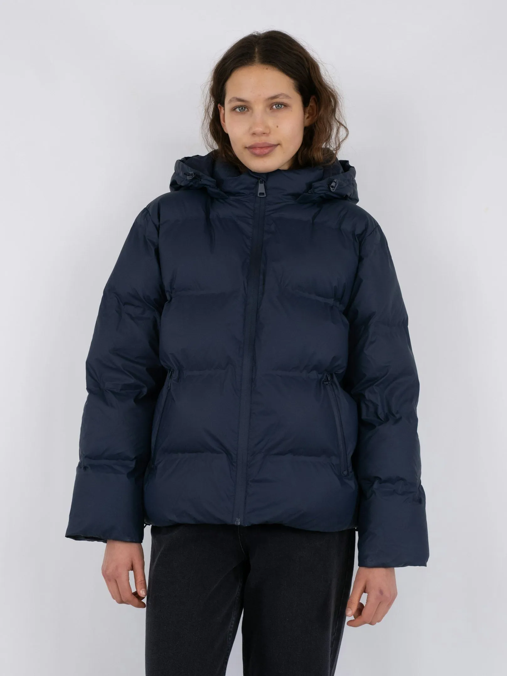 Fox C Puffer Jacket - Navy