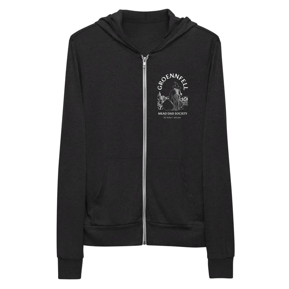 Groennfell Dad Mead Society Lightweight Zip Hoodie