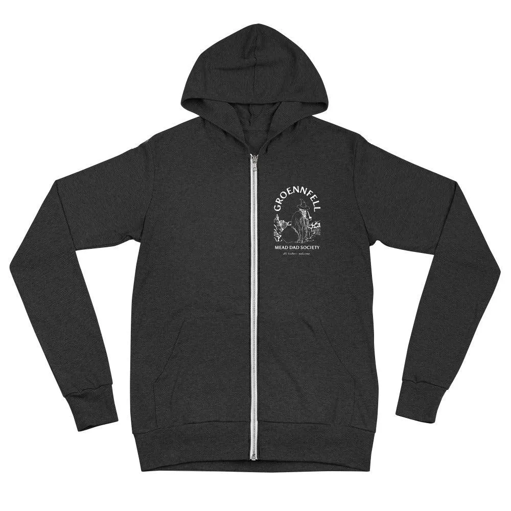 Groennfell Dad Mead Society Lightweight Zip Hoodie