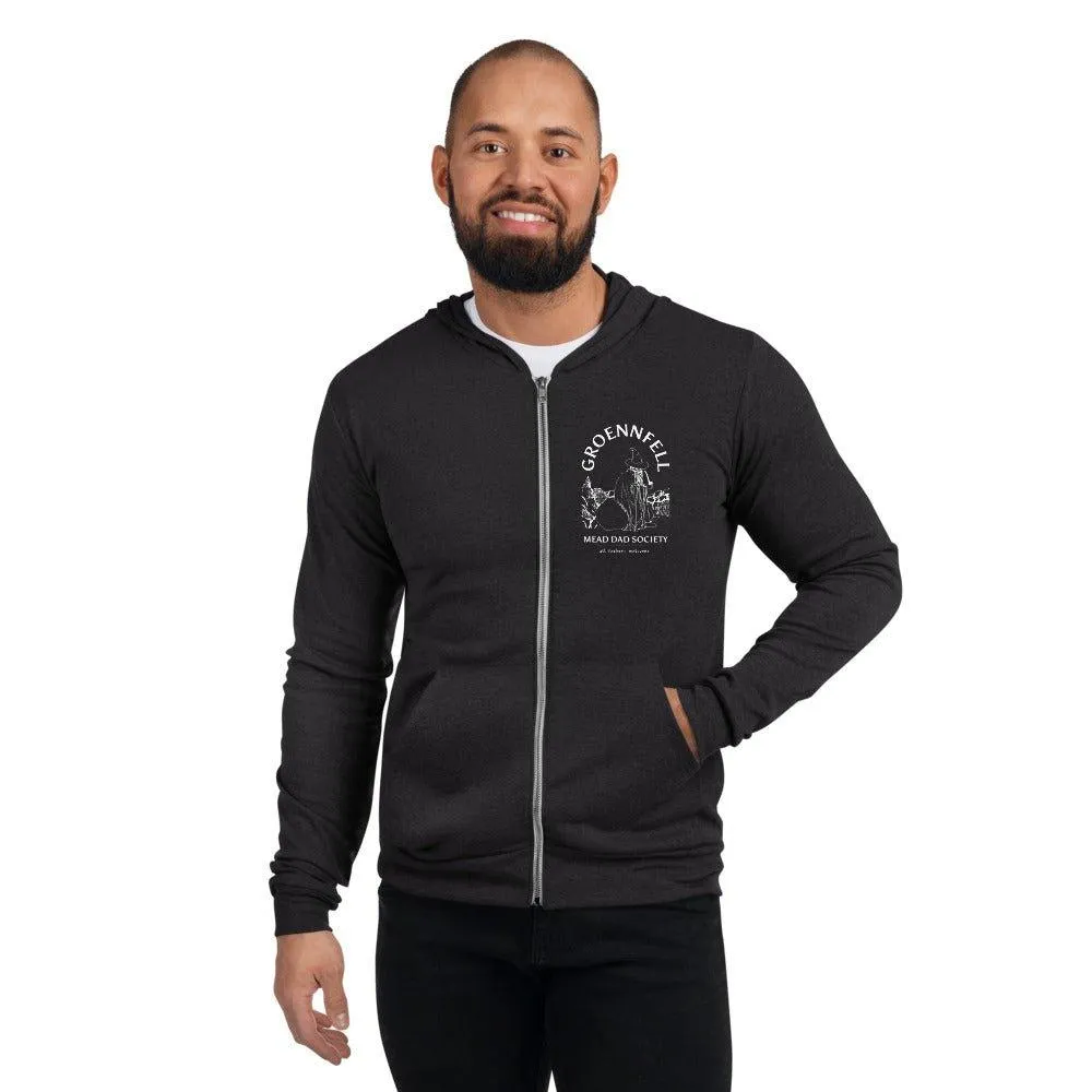 Groennfell Dad Mead Society Lightweight Zip Hoodie