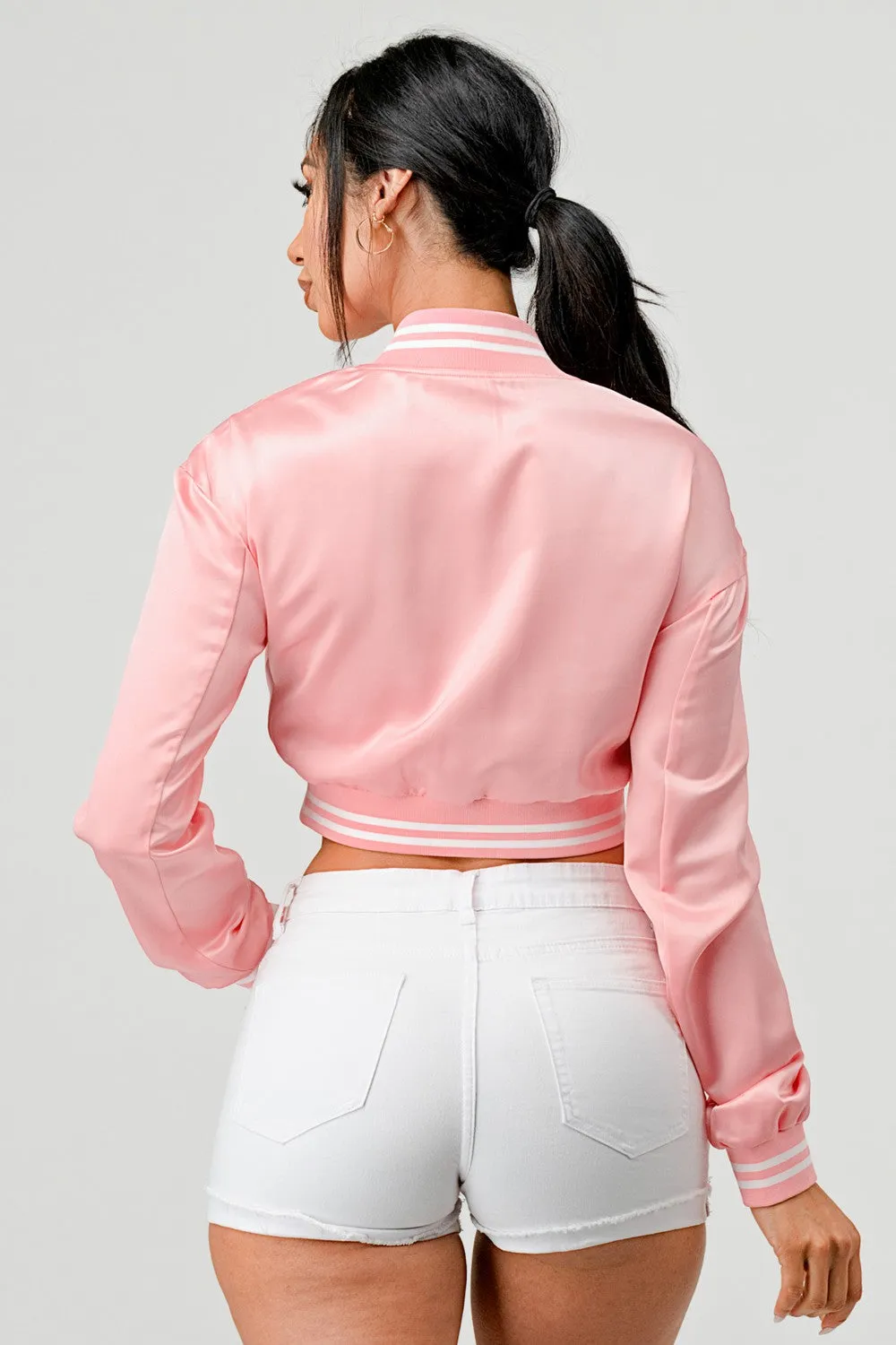 High Maintenance Varsity Bomber Jacket