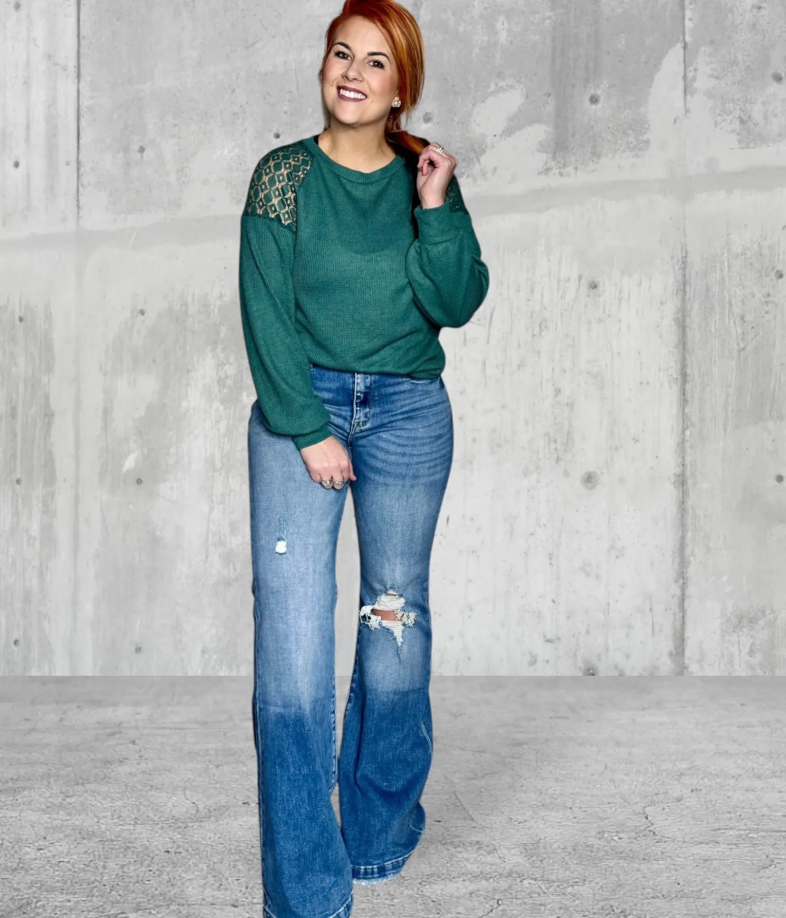 High Rise 70’s Super Flare Jeans
