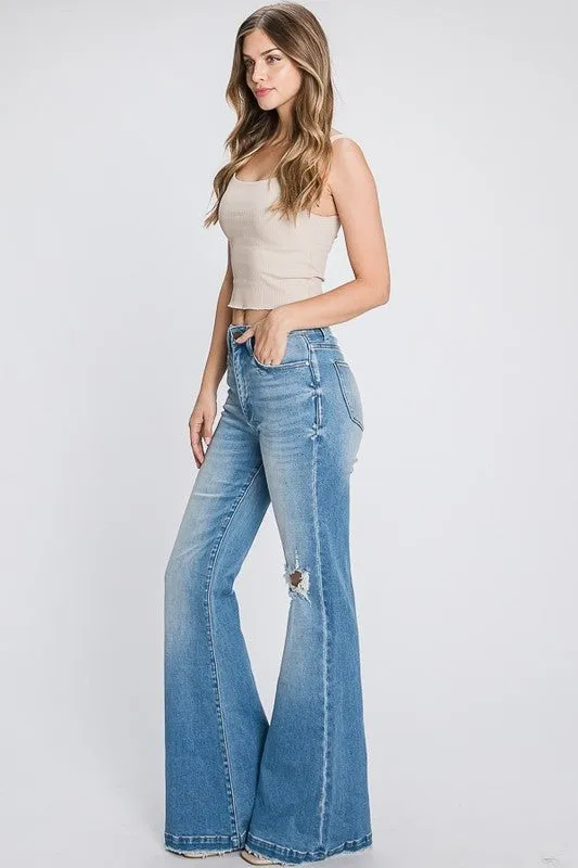 High Rise 70’s Super Flare Jeans