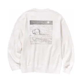 KAWS UT GRAPHIC SWEATSHIRT WHITE