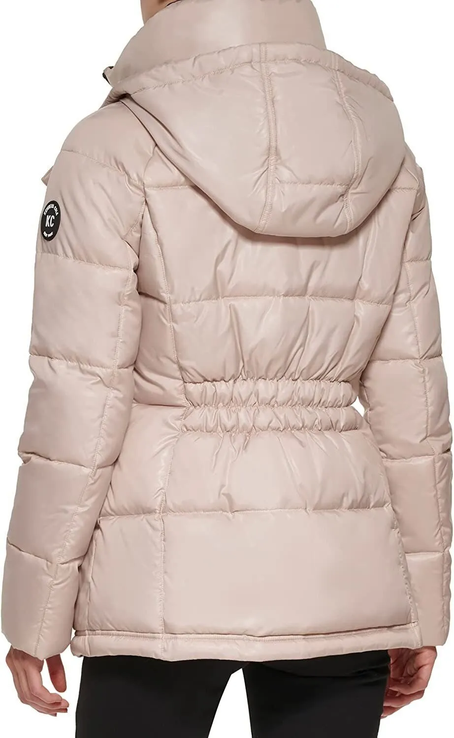 Kenneth Cole Women's Horizontal Zip Puffer