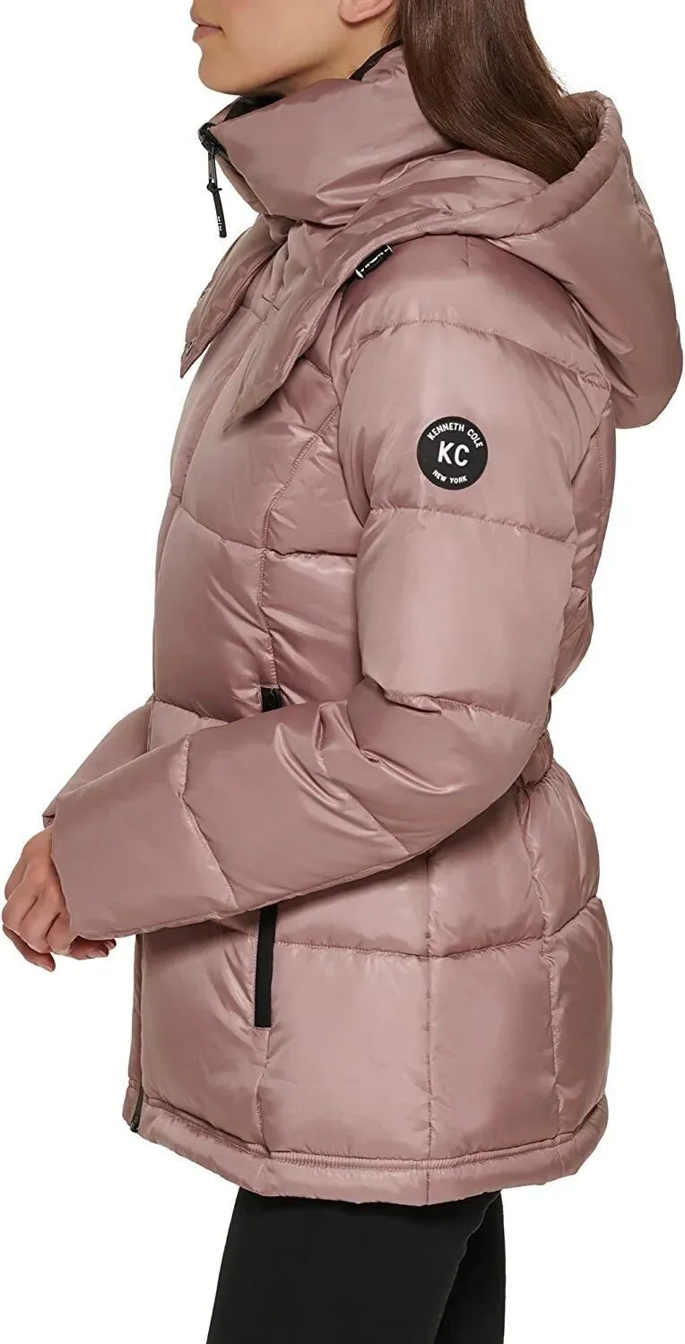 Kenneth Cole Women's Horizontal Zip Puffer
