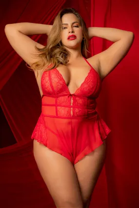 Lay With Me- Plus Size Romper